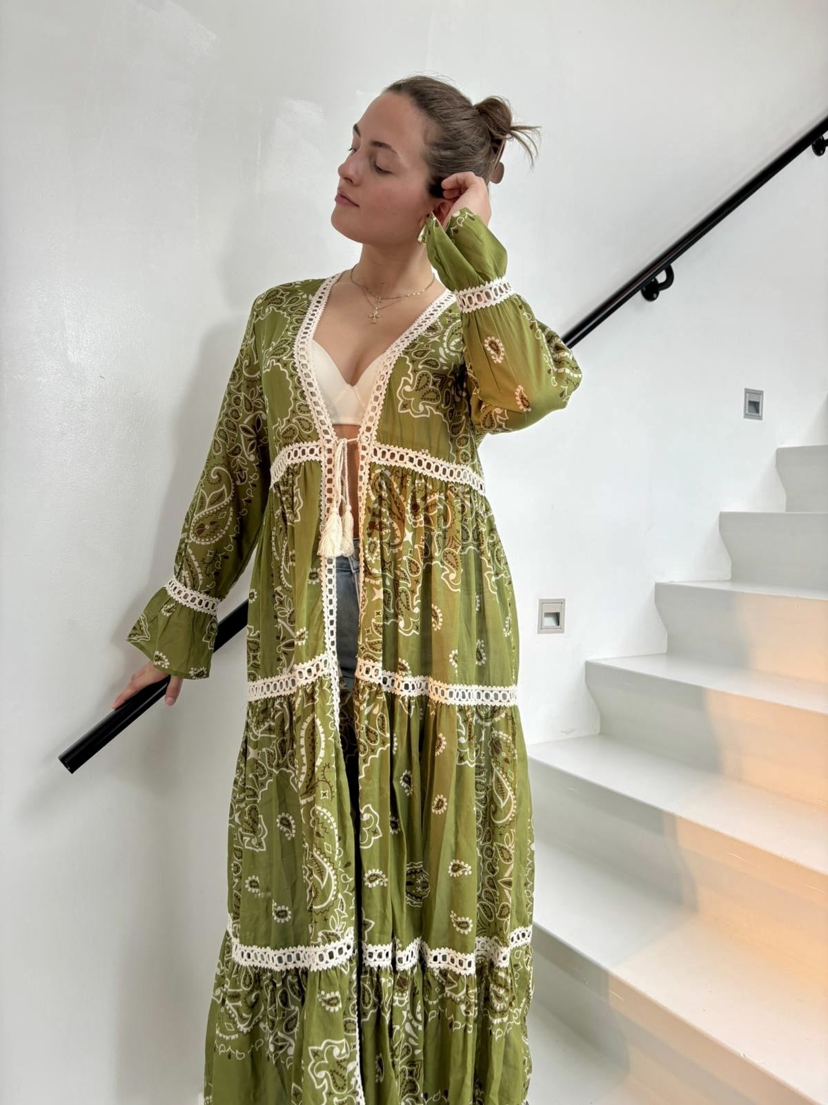 Kimono Kélya motifs bandana