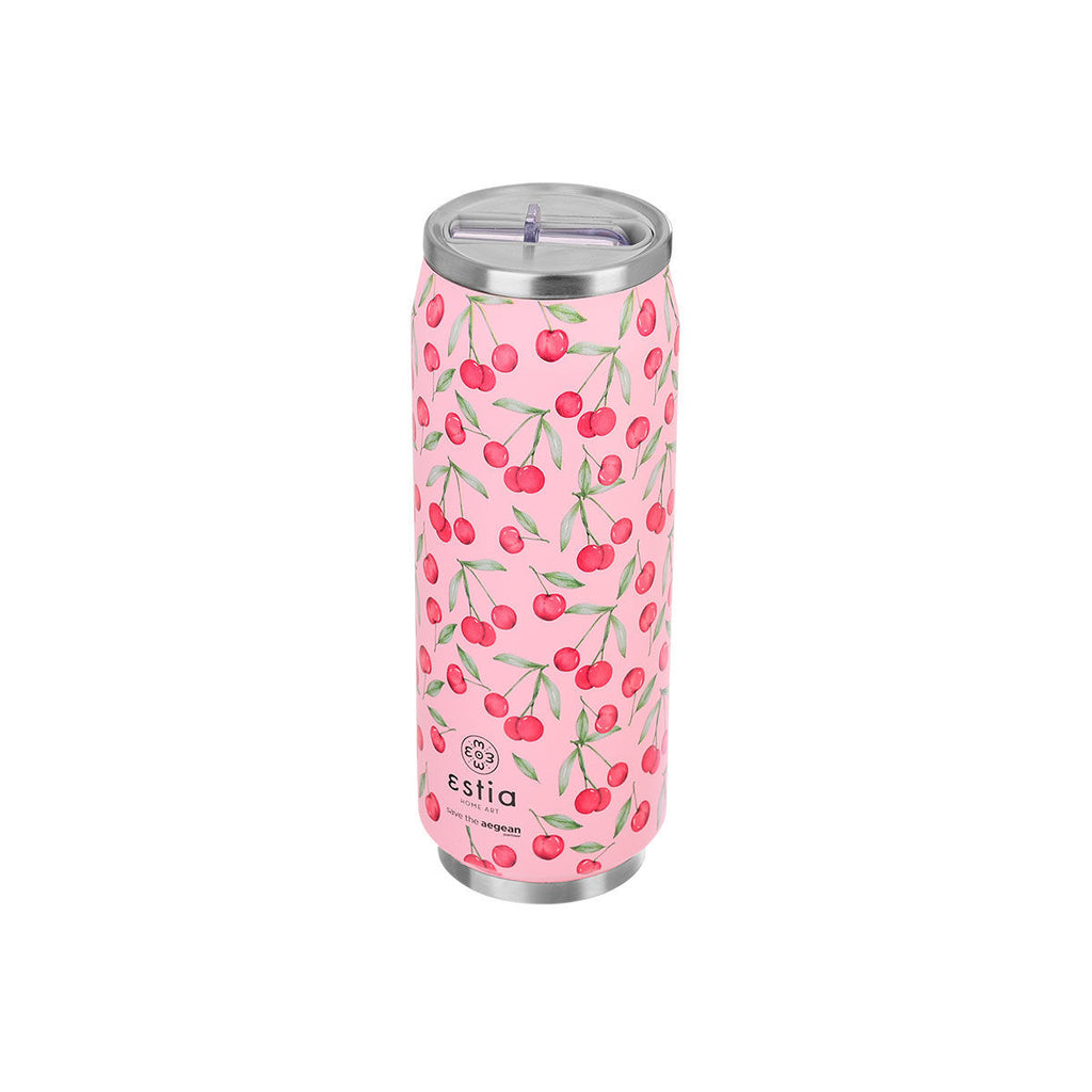 Travel cup cherry rose 16791 - art de la table Kefi Concept Store