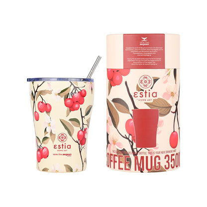 INSULATED COFFEE MUG SAVE THE AEGEAN 350ml SAKURA WHISPER - 22990