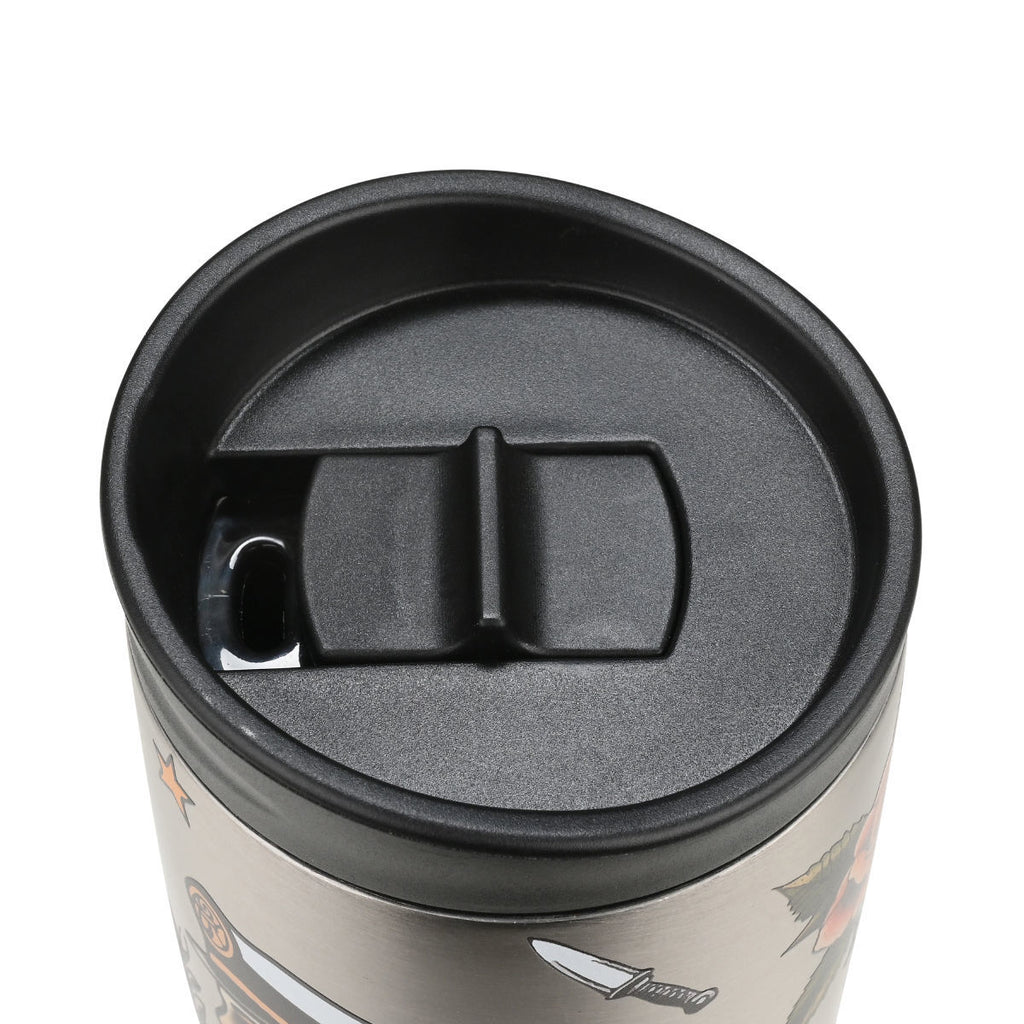 INSULATED TRAVEL MUG SAVE THE AEGEAN 350ml OLD SCHOOL INK 31916 - art de la table Kefi Concept Store
