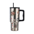 INSULATED STRAW TUMBLER XL 900ml OLD SCHOOL- 32050 - art de la table Kefi Concept Store