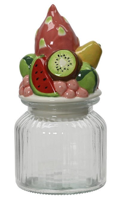 Pot en verre Fruits - art de la table Kefi Concept Store