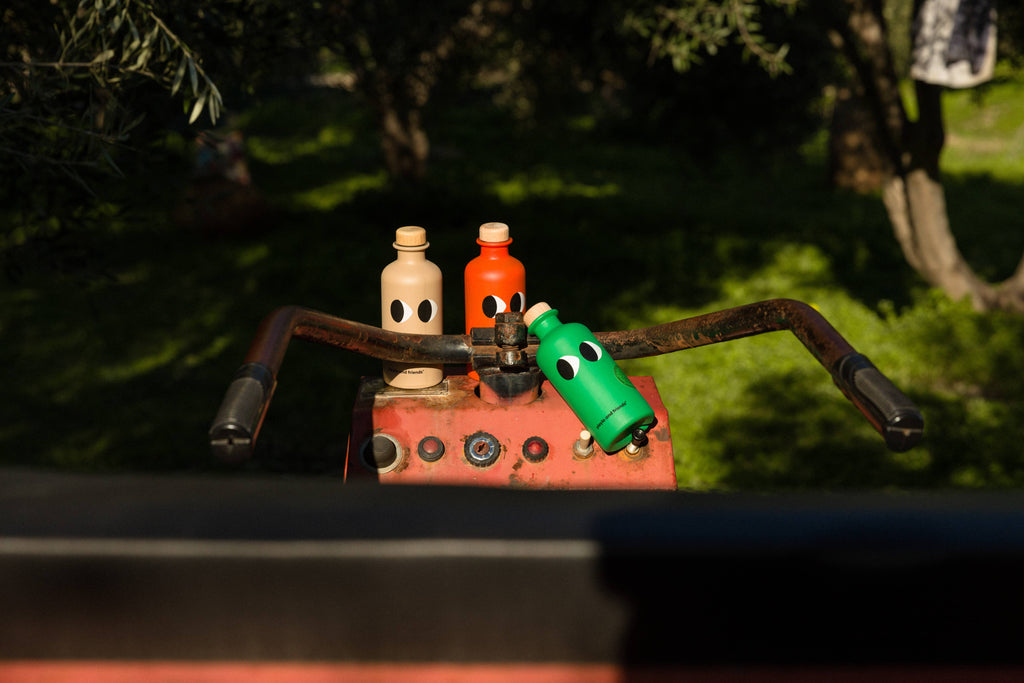 Huile d'olive extra vierge au basilic