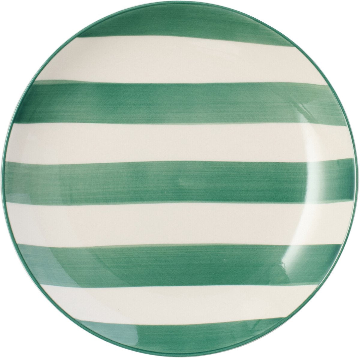 assiette rayée - art de la table Kefi Concept Store