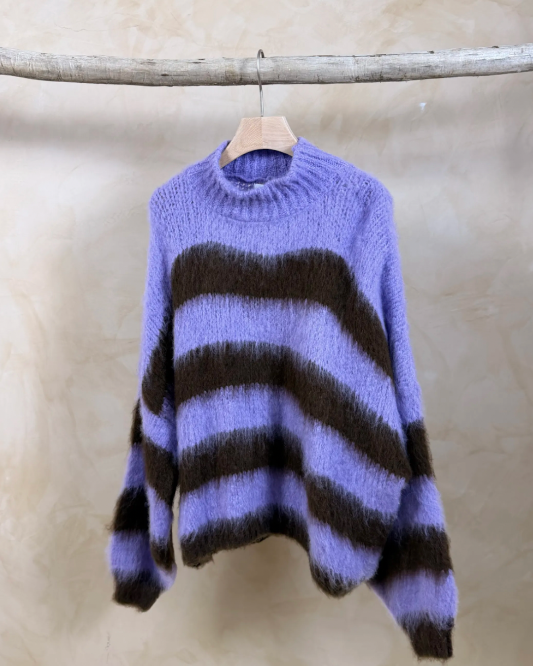 Kyle - Pull nuage Mauve l choco