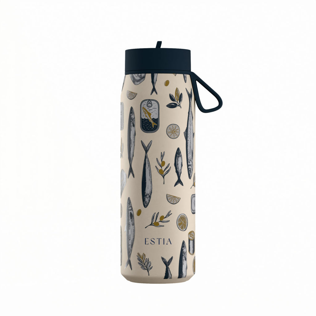 Gourde 500 ml design sardines - modele Pulse