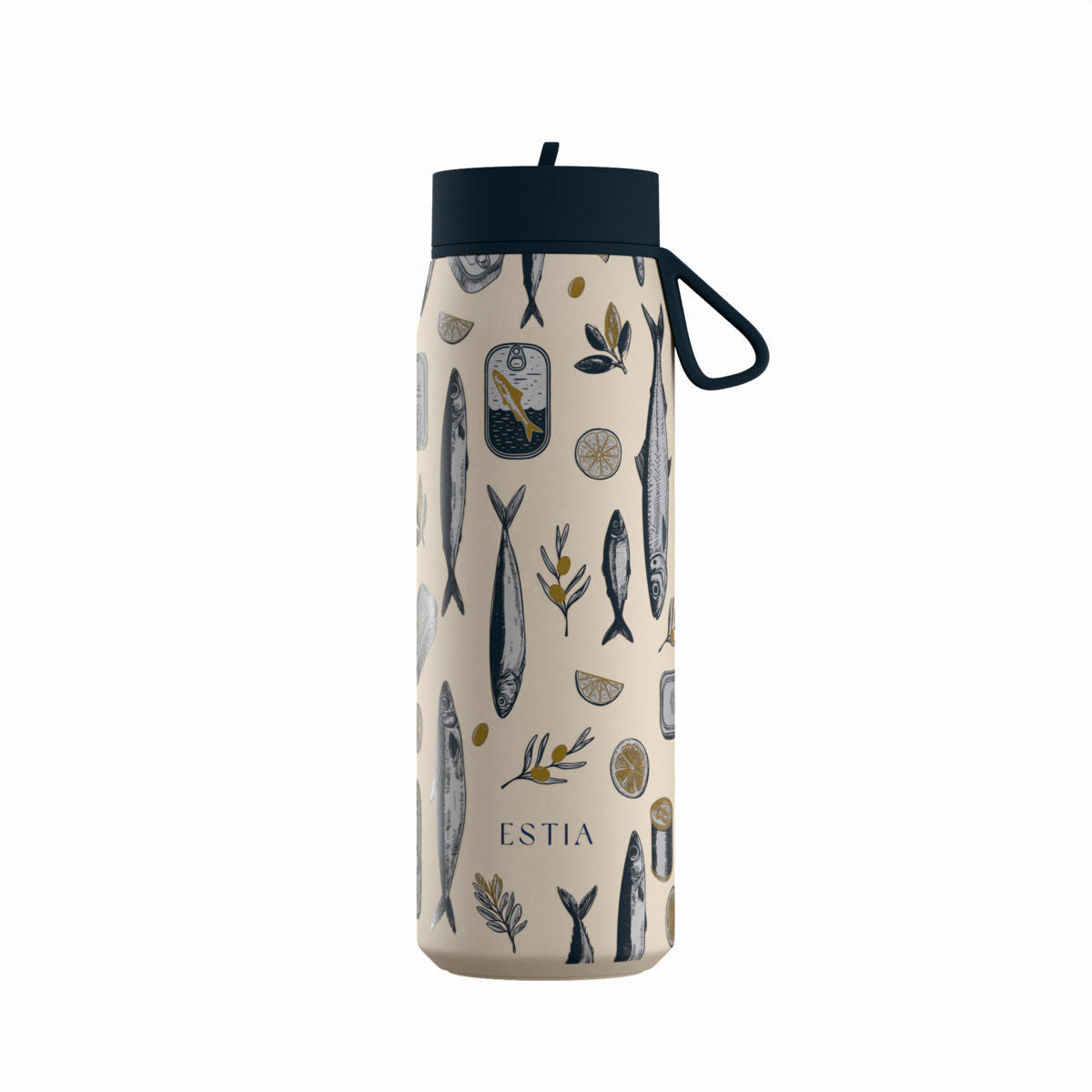 Gourde 500 ml design sardines - modele Pulse