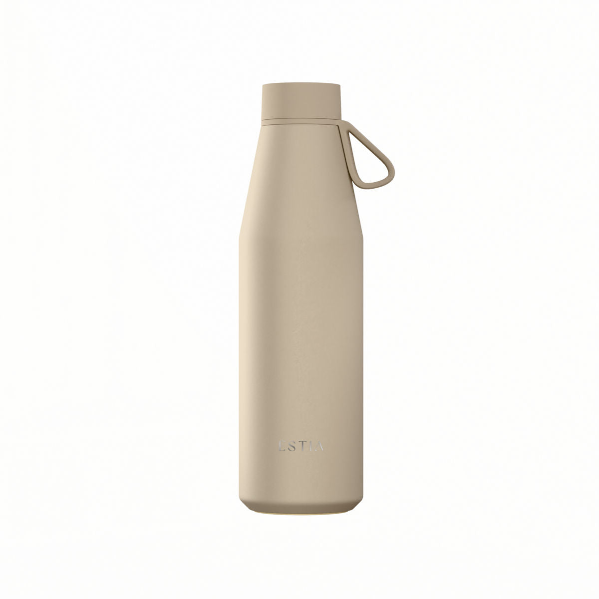 Gourde 800 ml beige unie - modele flow