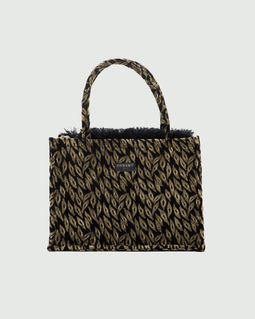 ARHONTIA green medium tote bag - accessoire tendance Kefi Concept Store