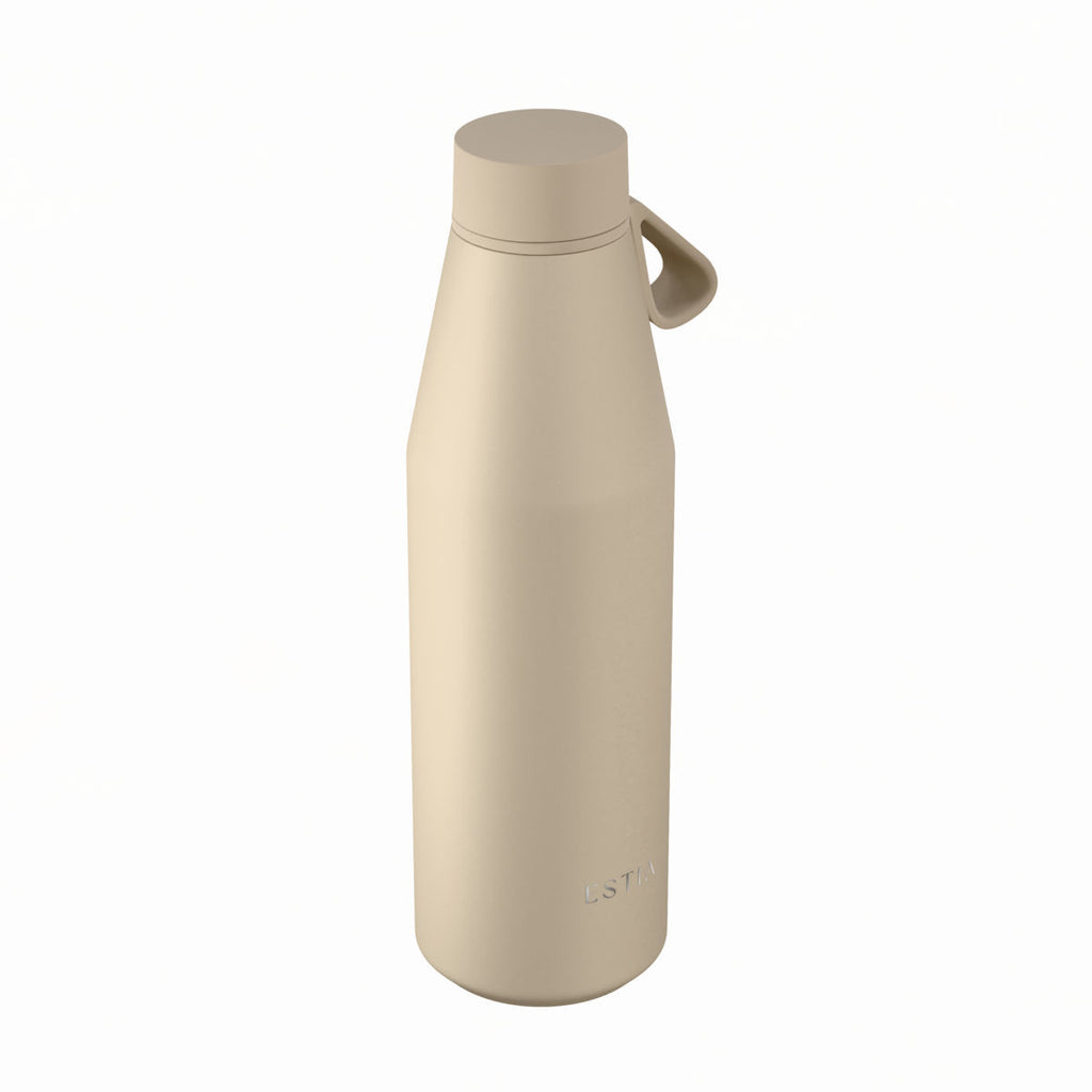 Gourde 800 ml beige unie - modele flow