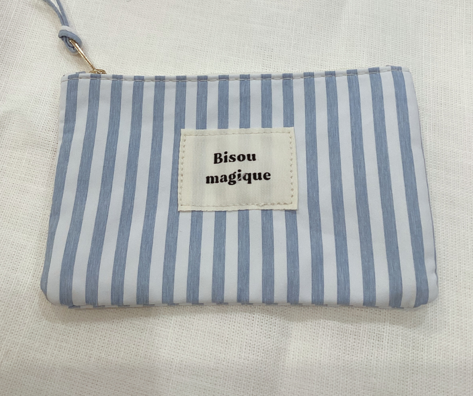 Pochon coton message 17x10.5 cm