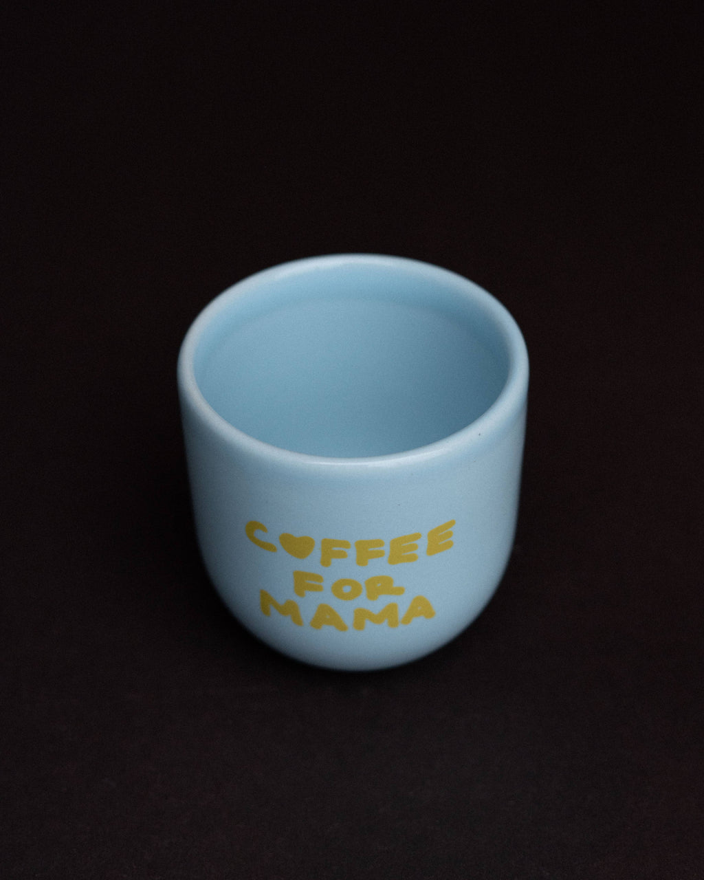 Tasse Sisi, Café pour maman, bleu - art de la table Kefi Concept Store