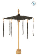 Parasol Floche + Pied Coton/Bois Noir Small - sélection lifestyle Kefi Concept Store