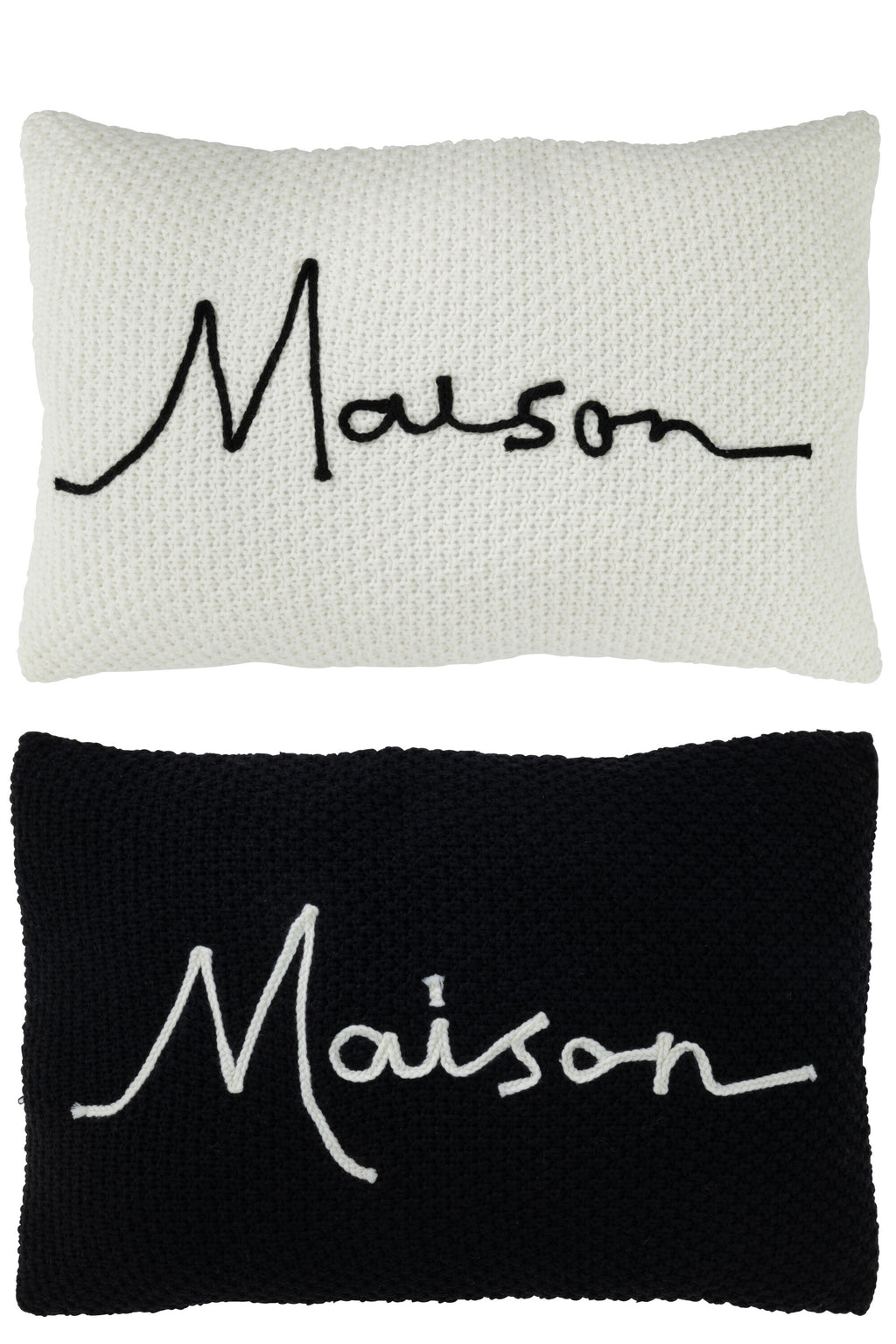 Coussin “Maison” Texturé - déco maison Kefi Concept Store