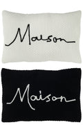Coussin “Maison” Texturé - déco maison Kefi Concept Store