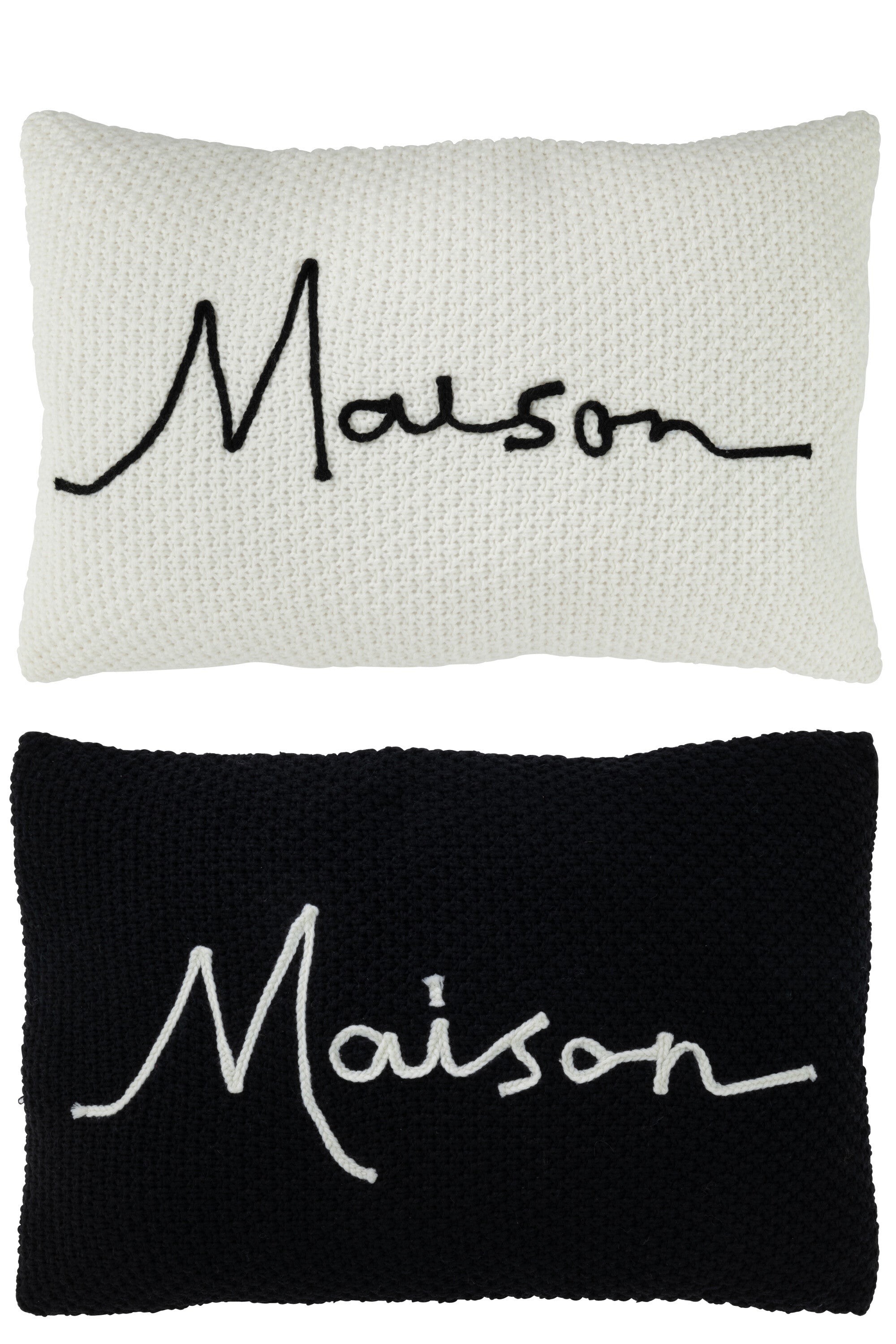 Coussin “Maison” Texturé - déco maison Kefi Concept Store