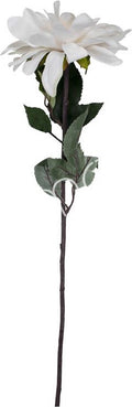 Fleur dahlia blanc 80 cm - déco maison Kefi Concept Store