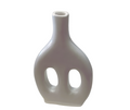 Vase soliflore artisanal blanc - déco maison Kefi Concept Store