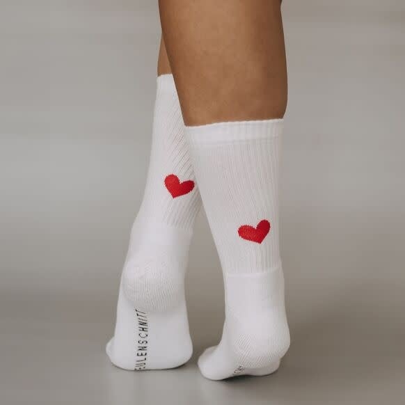 Chaussettes ‚ coeur rouge