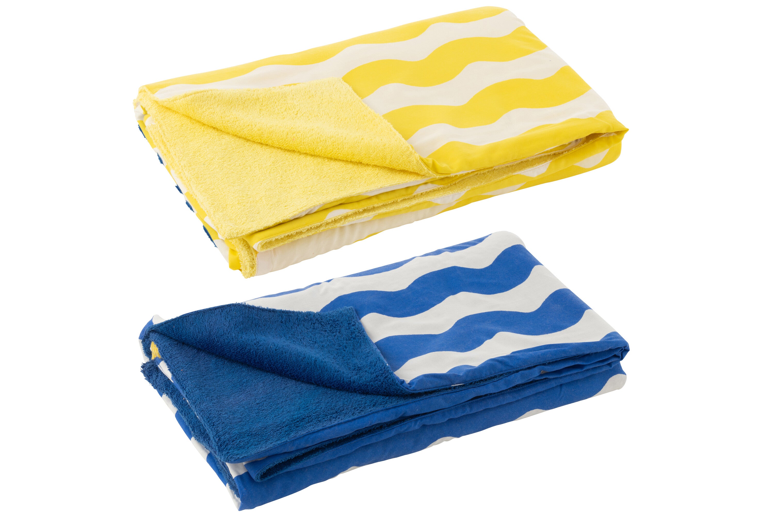 Serviettes de plage “Dolce Vita” - J-Line - déco maison Kefi Concept Store