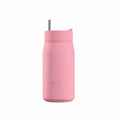 Gourde 360 ml rose unie - modele Lens