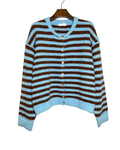Gilet Maxime l bleu l choco - mode femme Kefi Concept Store