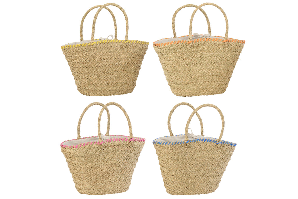 Panier coquillages jonc de mer - déco maison Kefi Concept Store