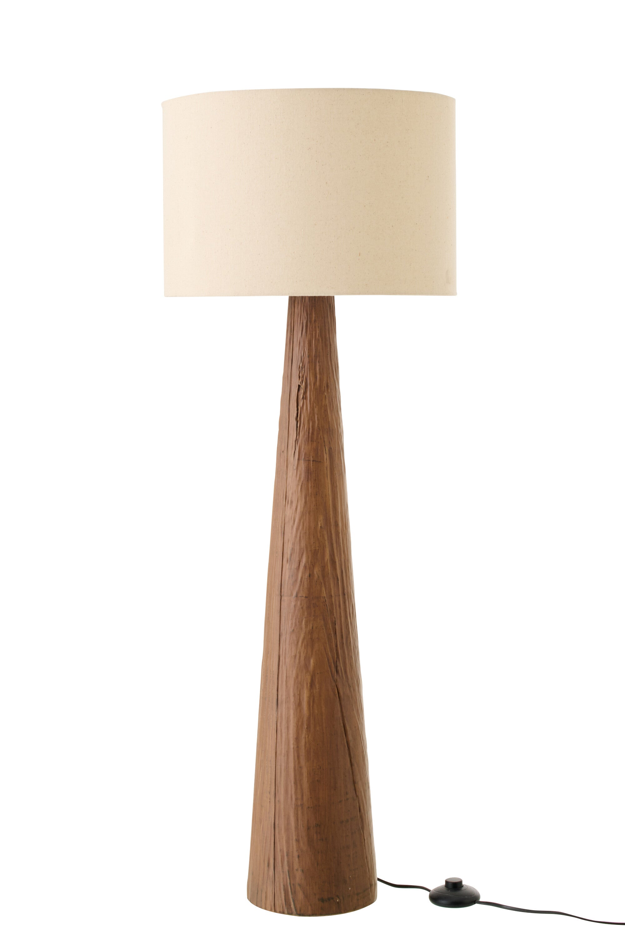 Lampadaire Melina Céramique Marron Foncé Large - déco maison Kefi Concept Store