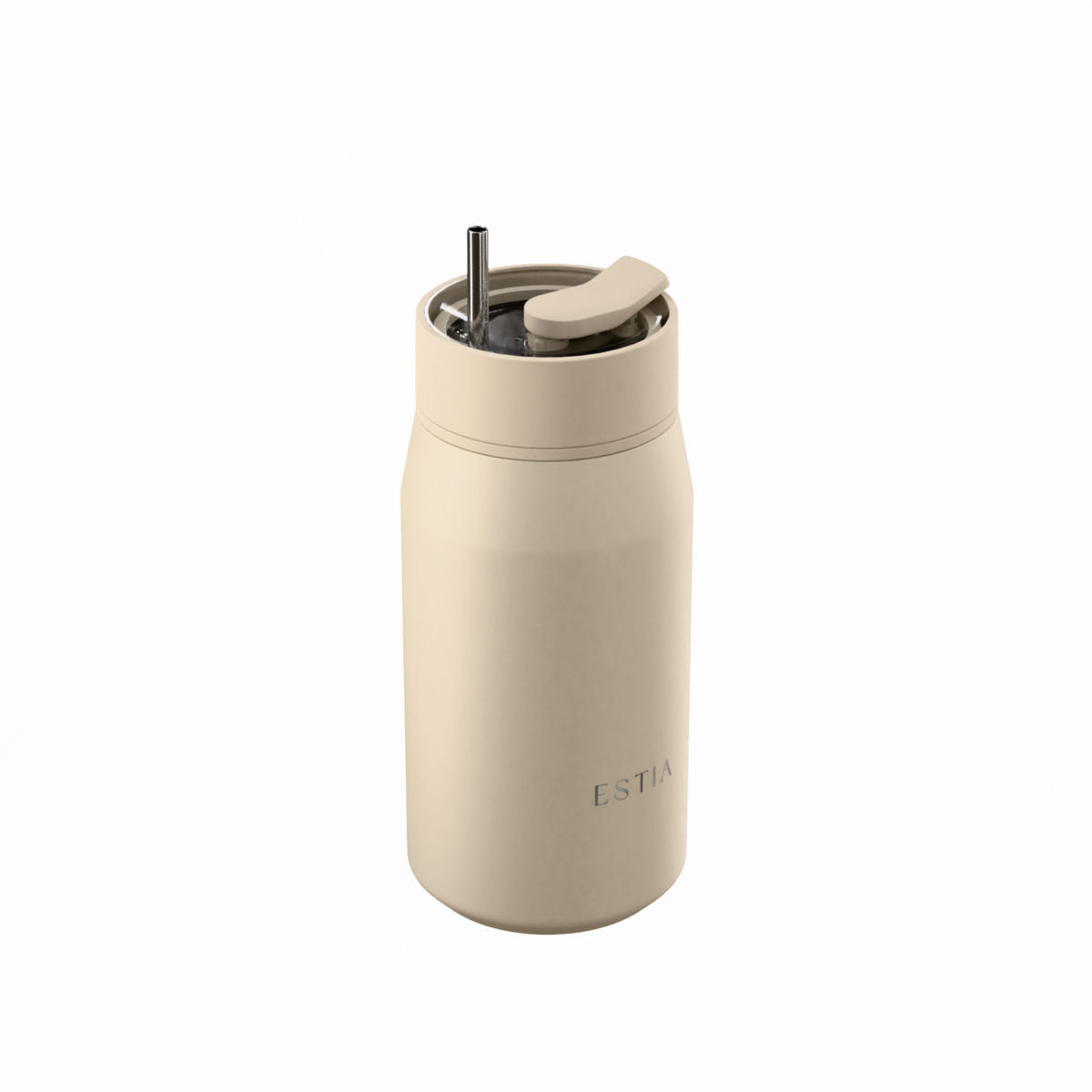 Gourde 360 ml beige  unie - modele Lens
