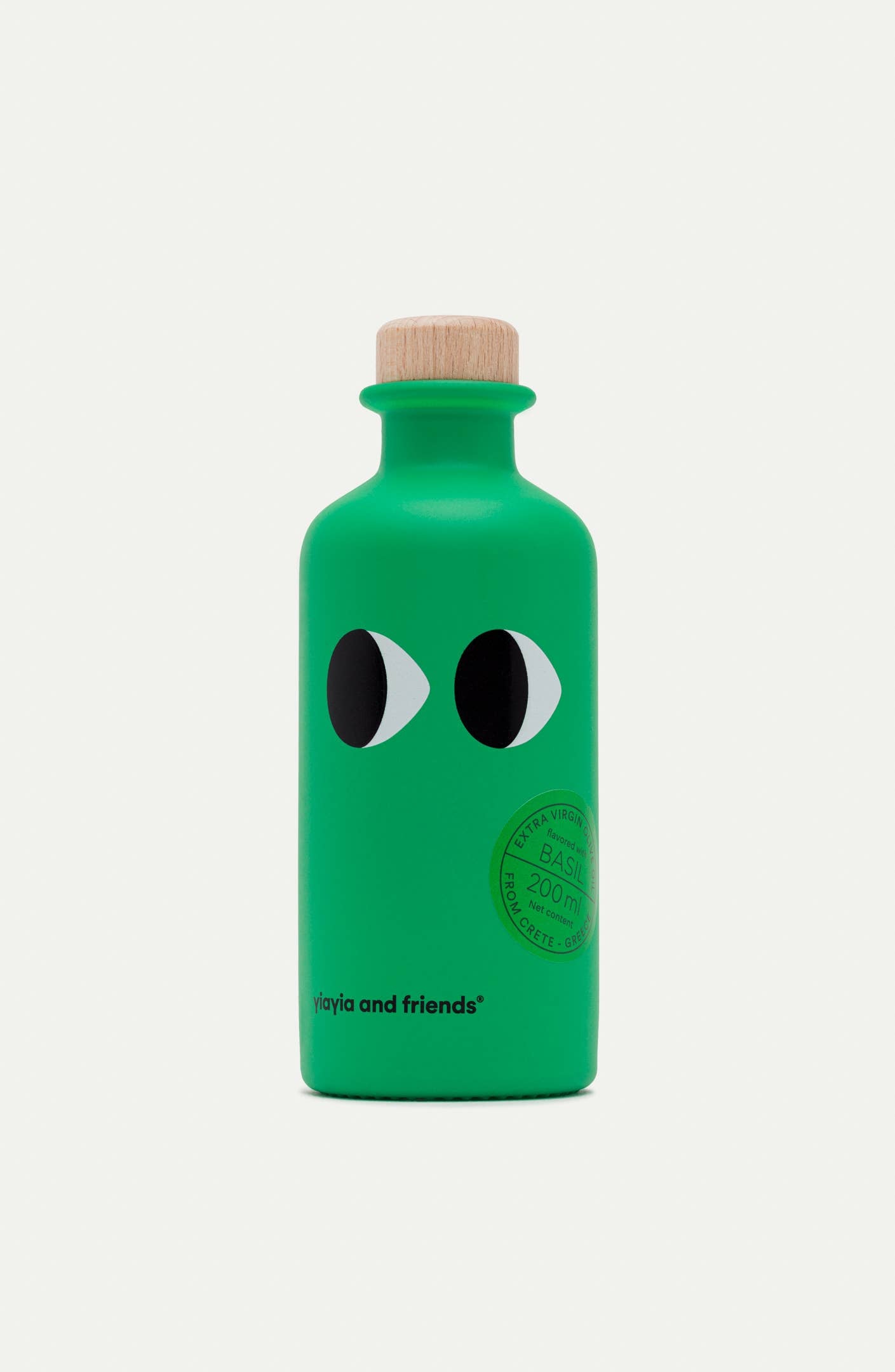 Huile d'olive extra vierge au basilic