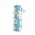 Gourde 500 ml design flowers / bleu - modele Pulse