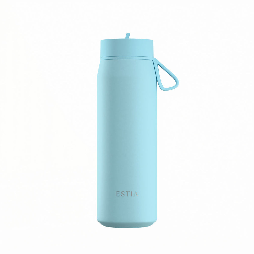Gourde pulse 500 ml unie bleu