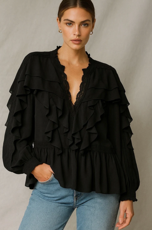 Blouse à volants Joseph - mode femme Kefi Concept Store