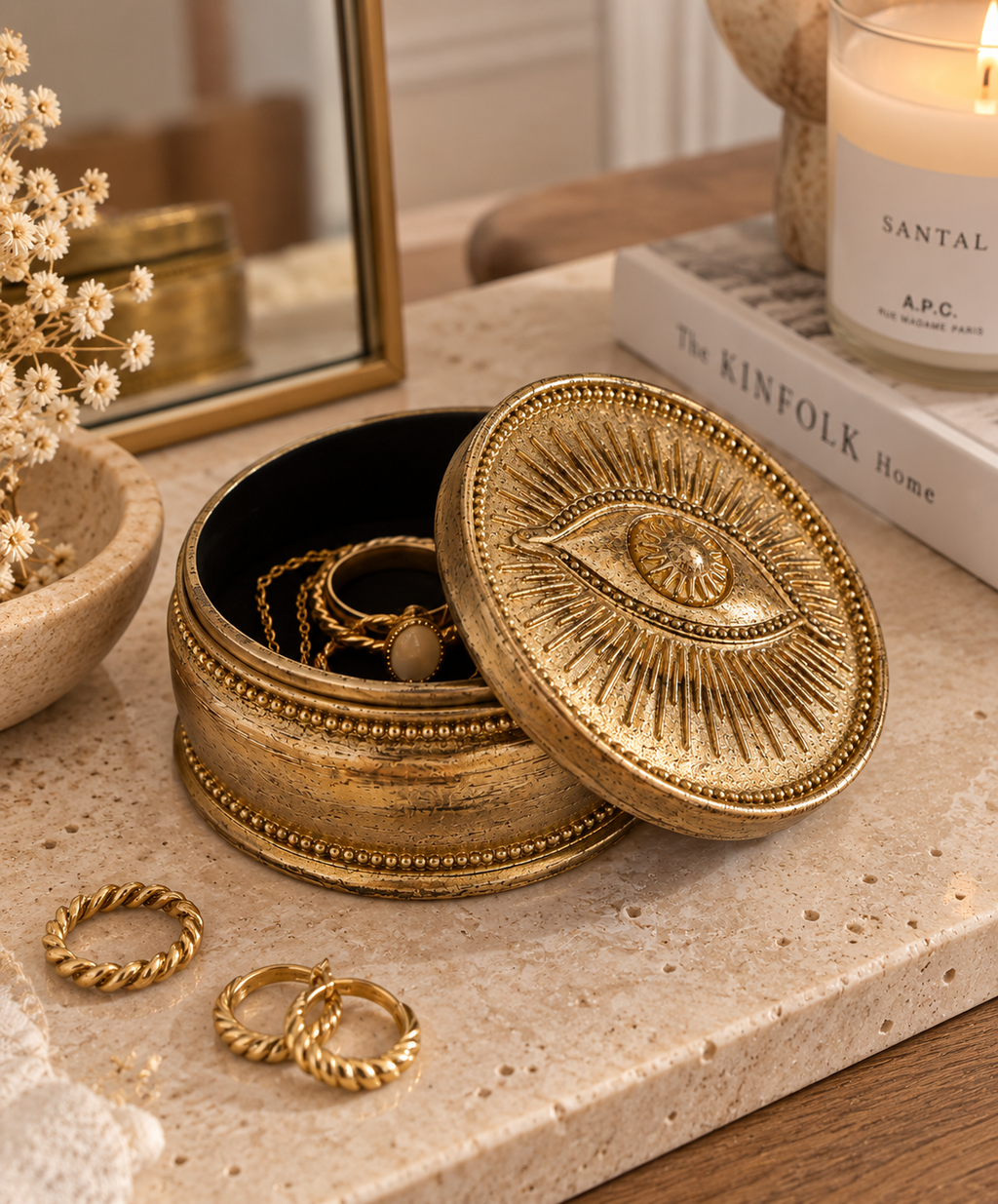 Petite boite Eye Gold