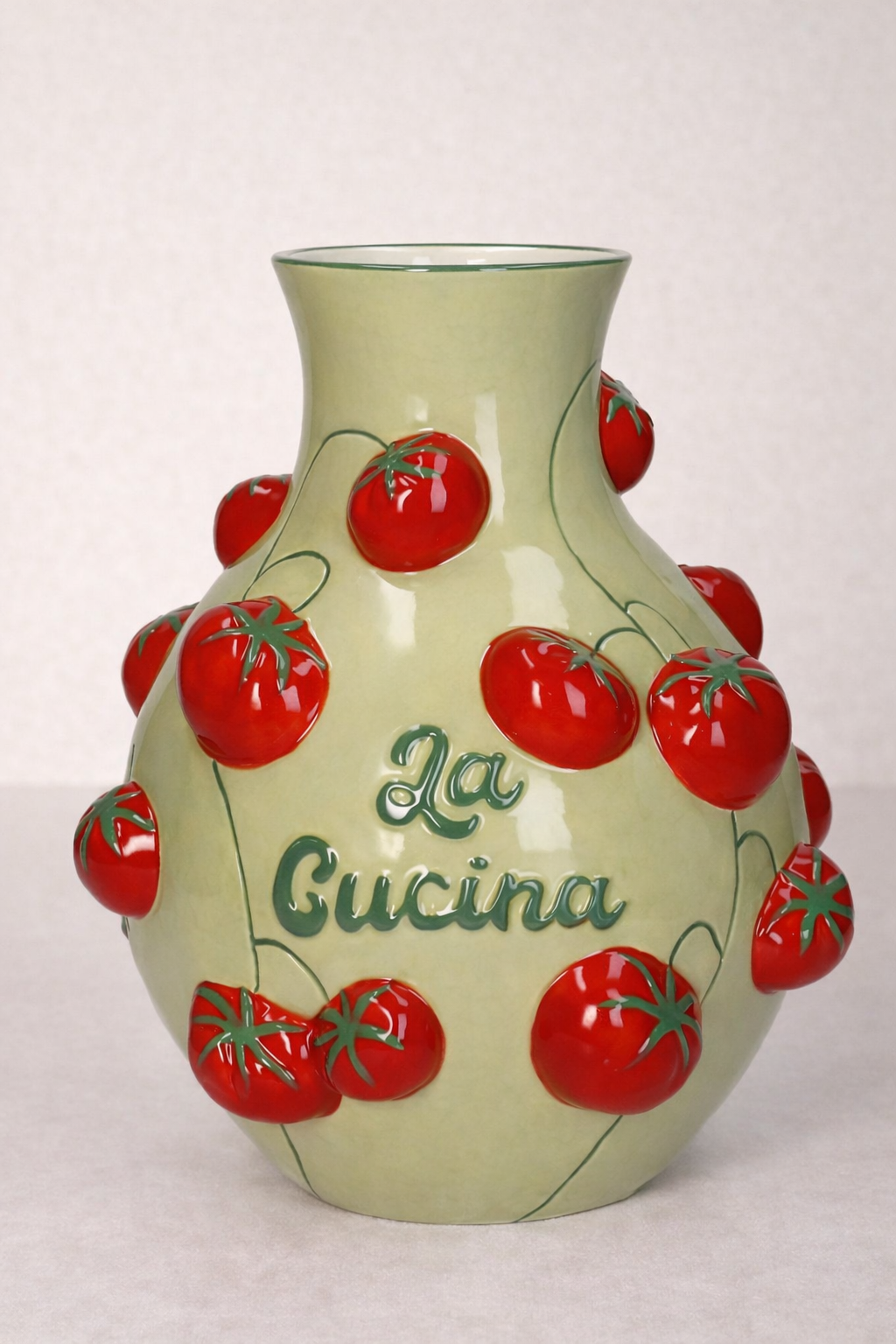 Vase Tomato Dolomite Mutli 26x25.3x30.6cm - déco maison Kefi Concept Store