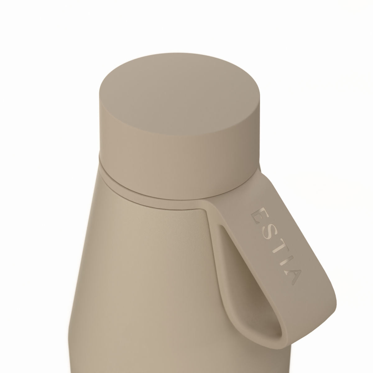 Gourde 800 ml beige unie - modele flow