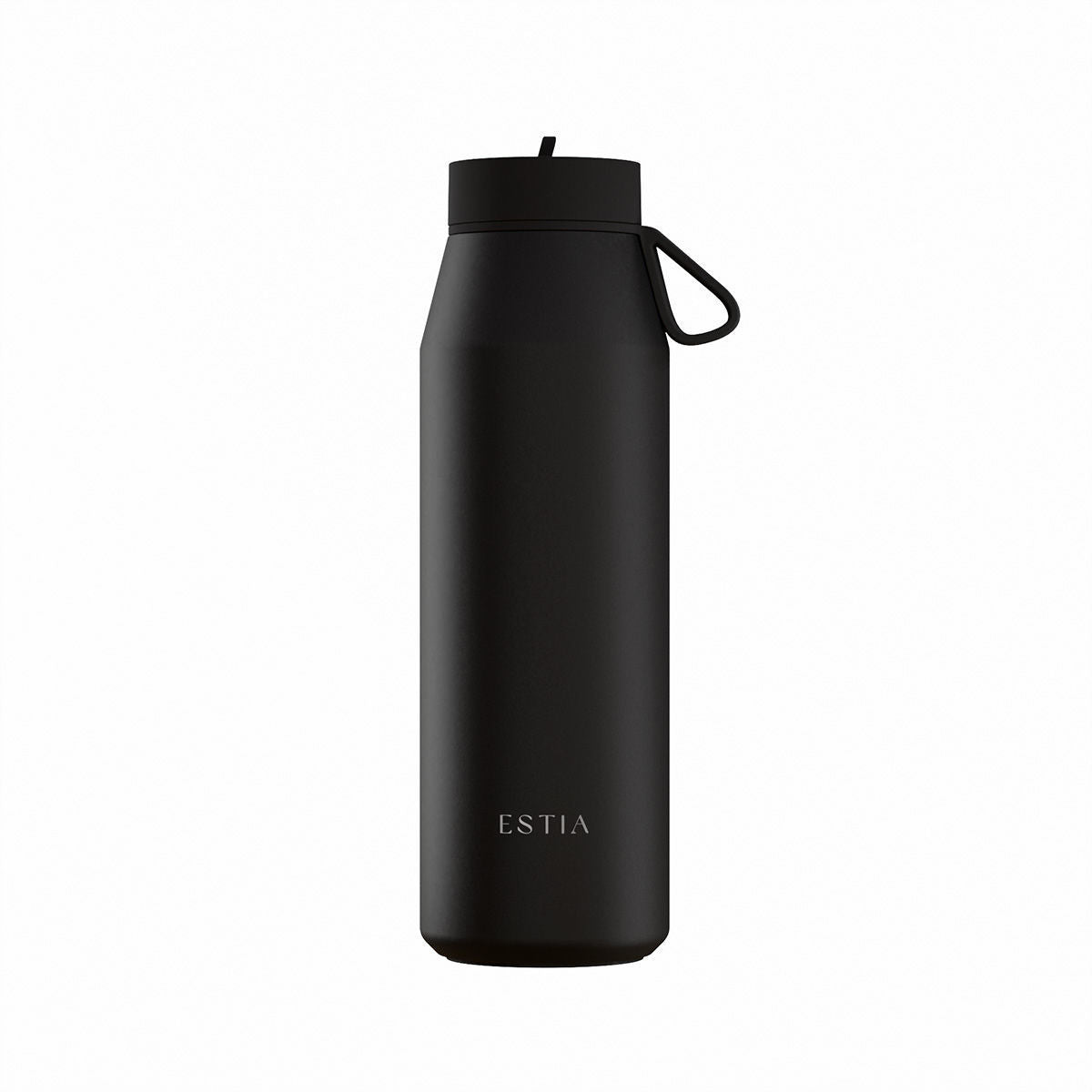 Gourde 800 ml unie- modele Pulse noir