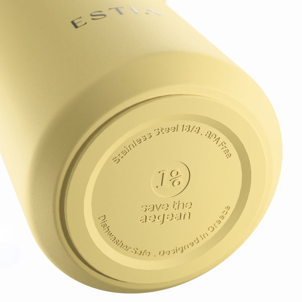 Gourde pulse 500 ml unie jaune