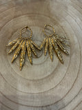 BO feuilles palmier dorées - bijou femme Kefi Concept Store