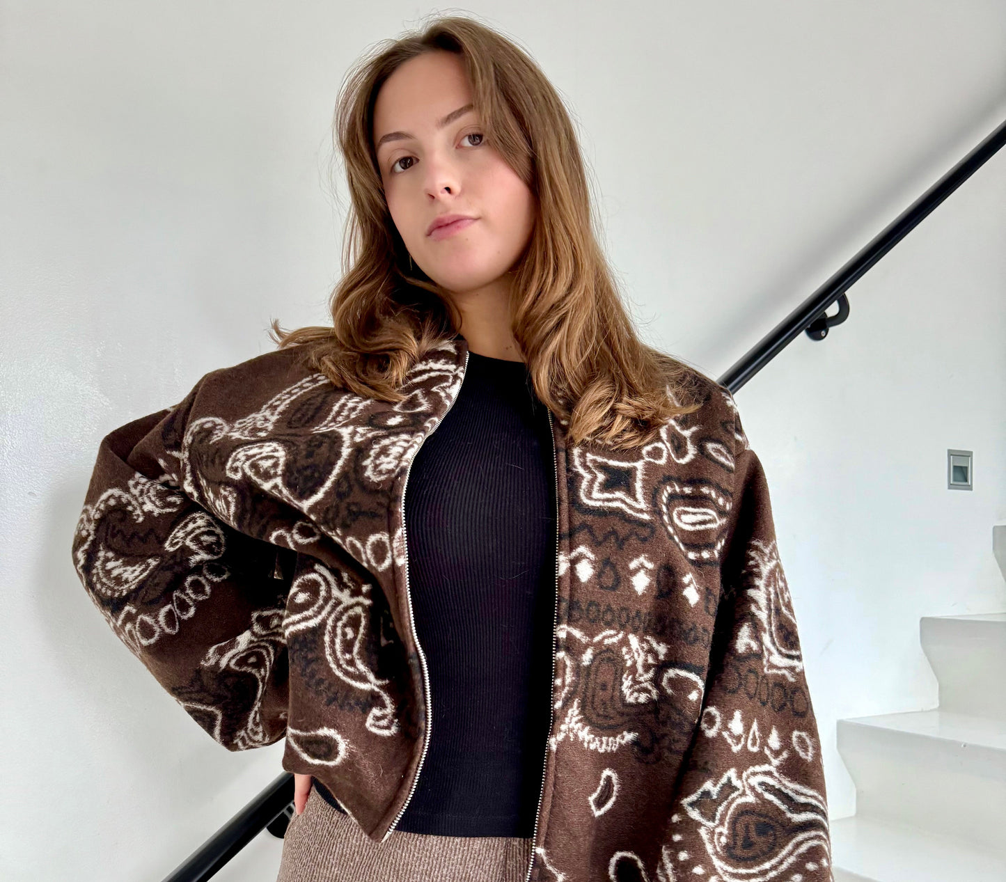 Veste Bomber Giulo _ TU Marron