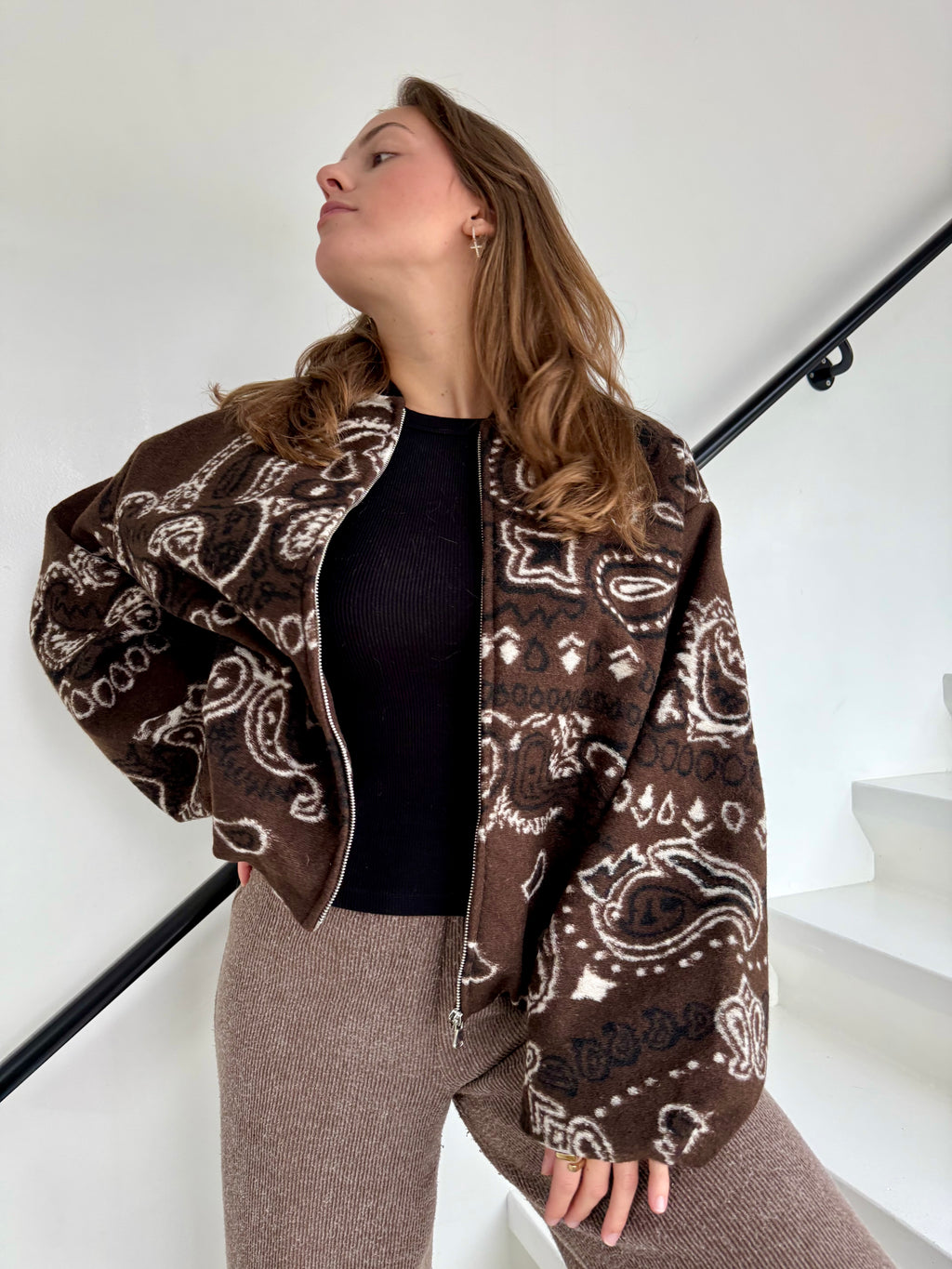 Veste Bomber Giulo _ TU Marron