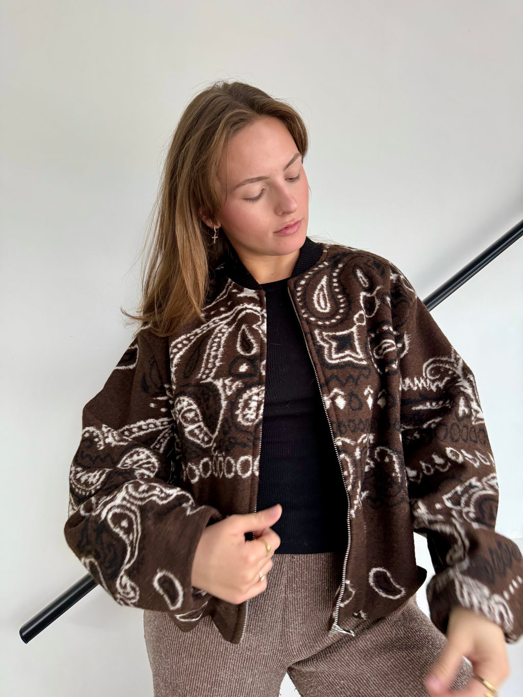 Veste Bomber Giulo _ TU Marron