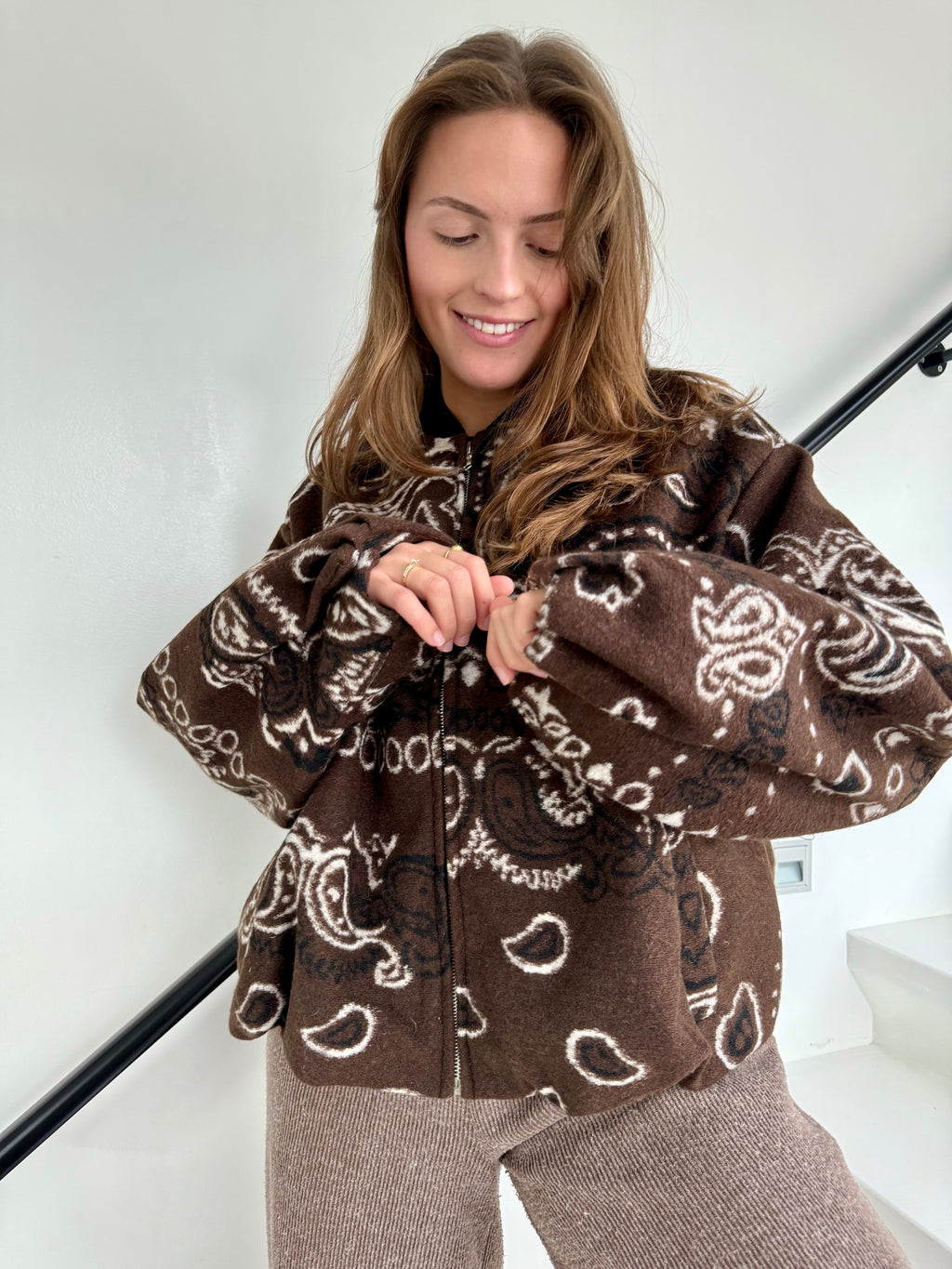 Veste Bomber Giulo _ TU Marron