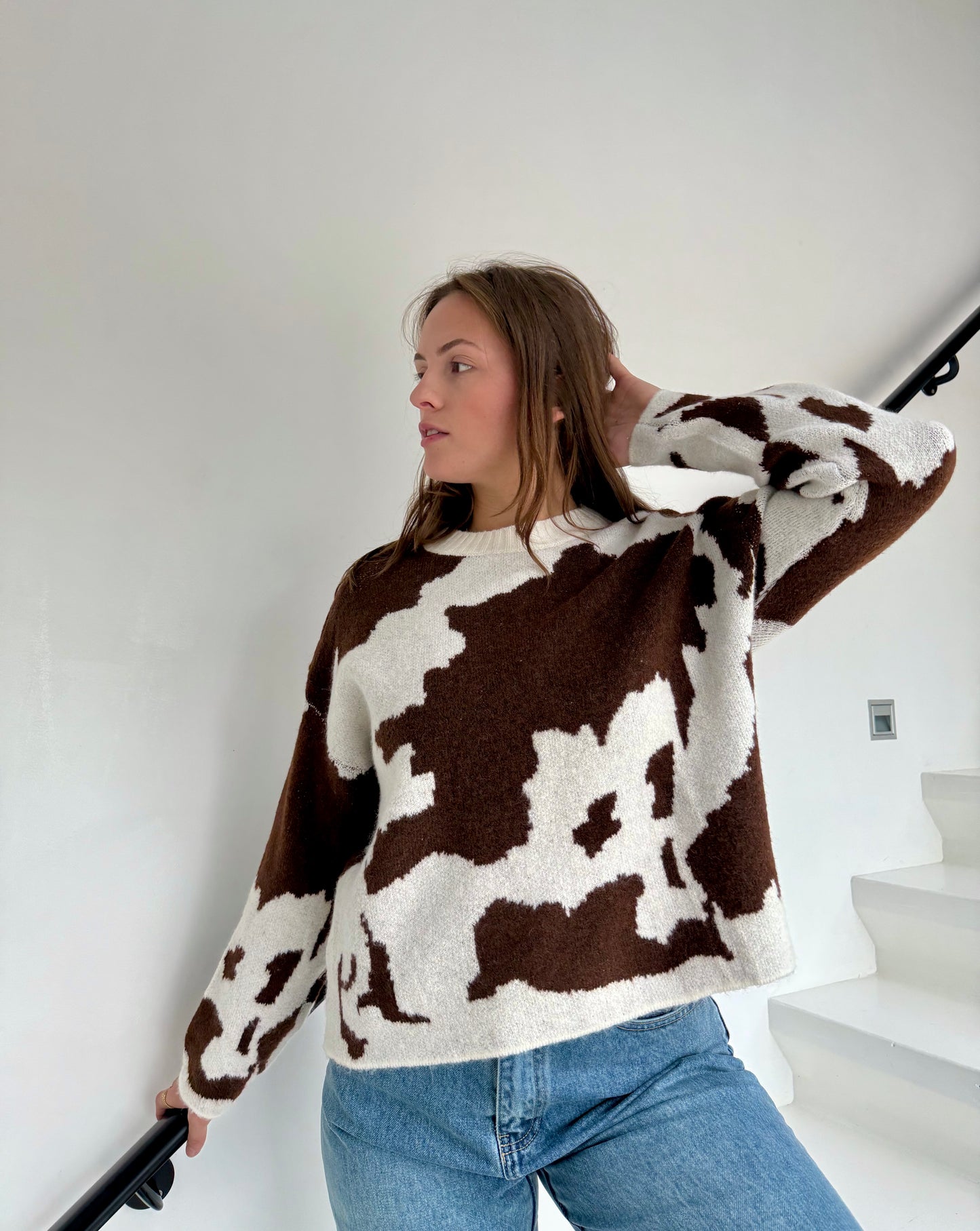 Pull Sienne  marron/beige