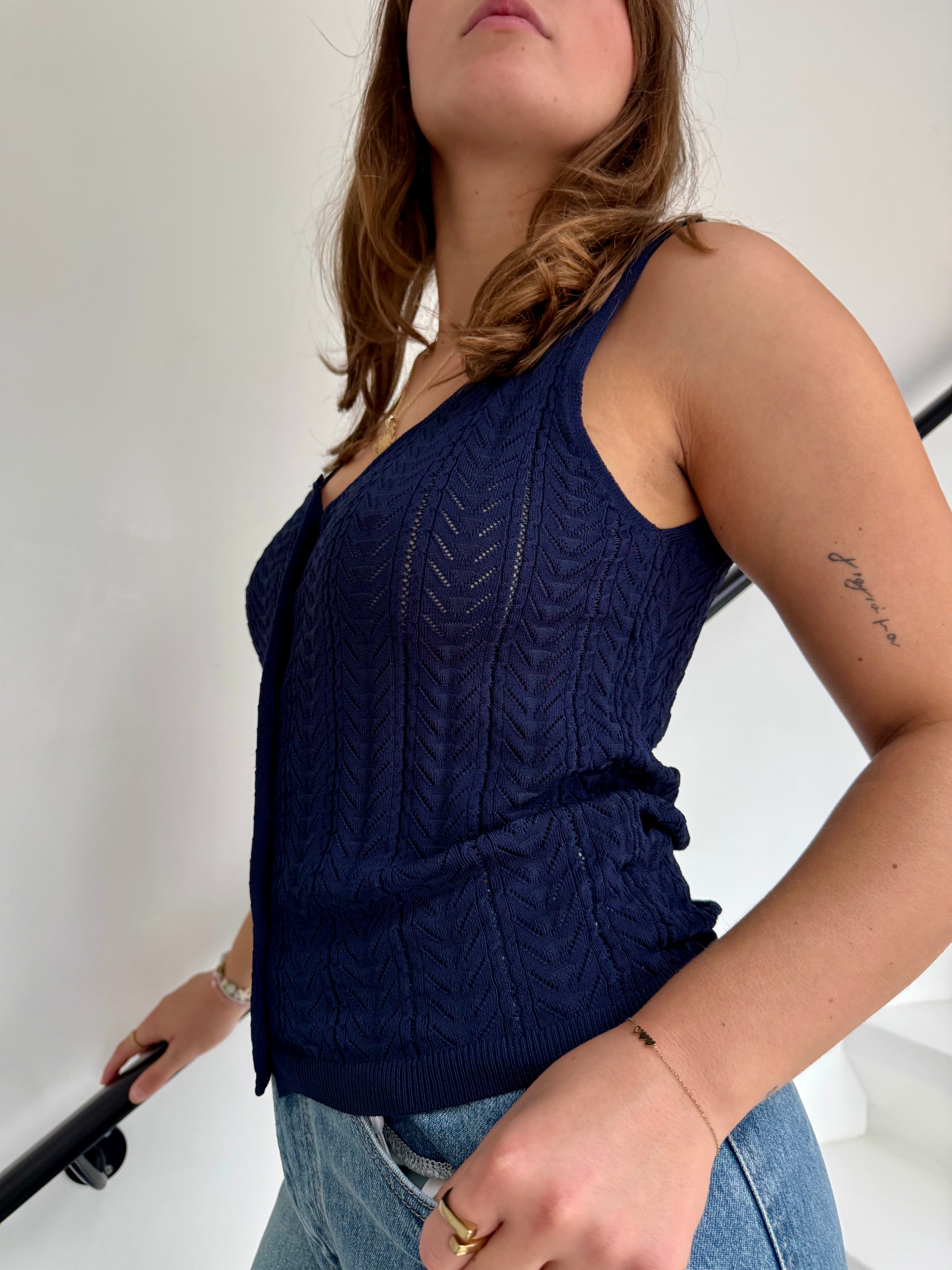 Top Néréo bleu marine