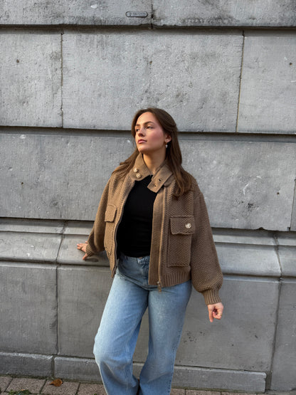 Gilet Siméo T.U Taupe