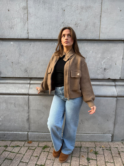 Gilet Siméo T.U Taupe