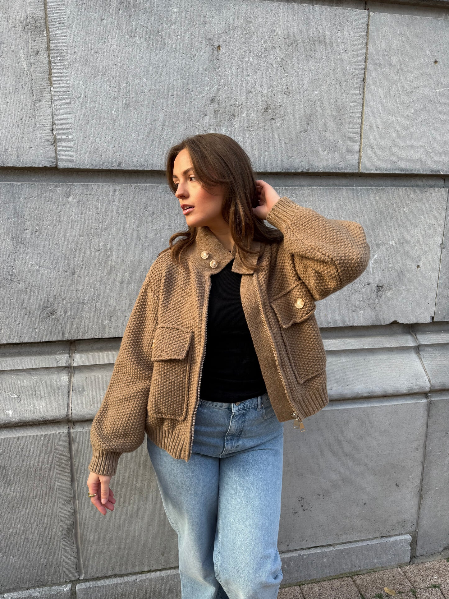 Gilet Siméo T.U Taupe