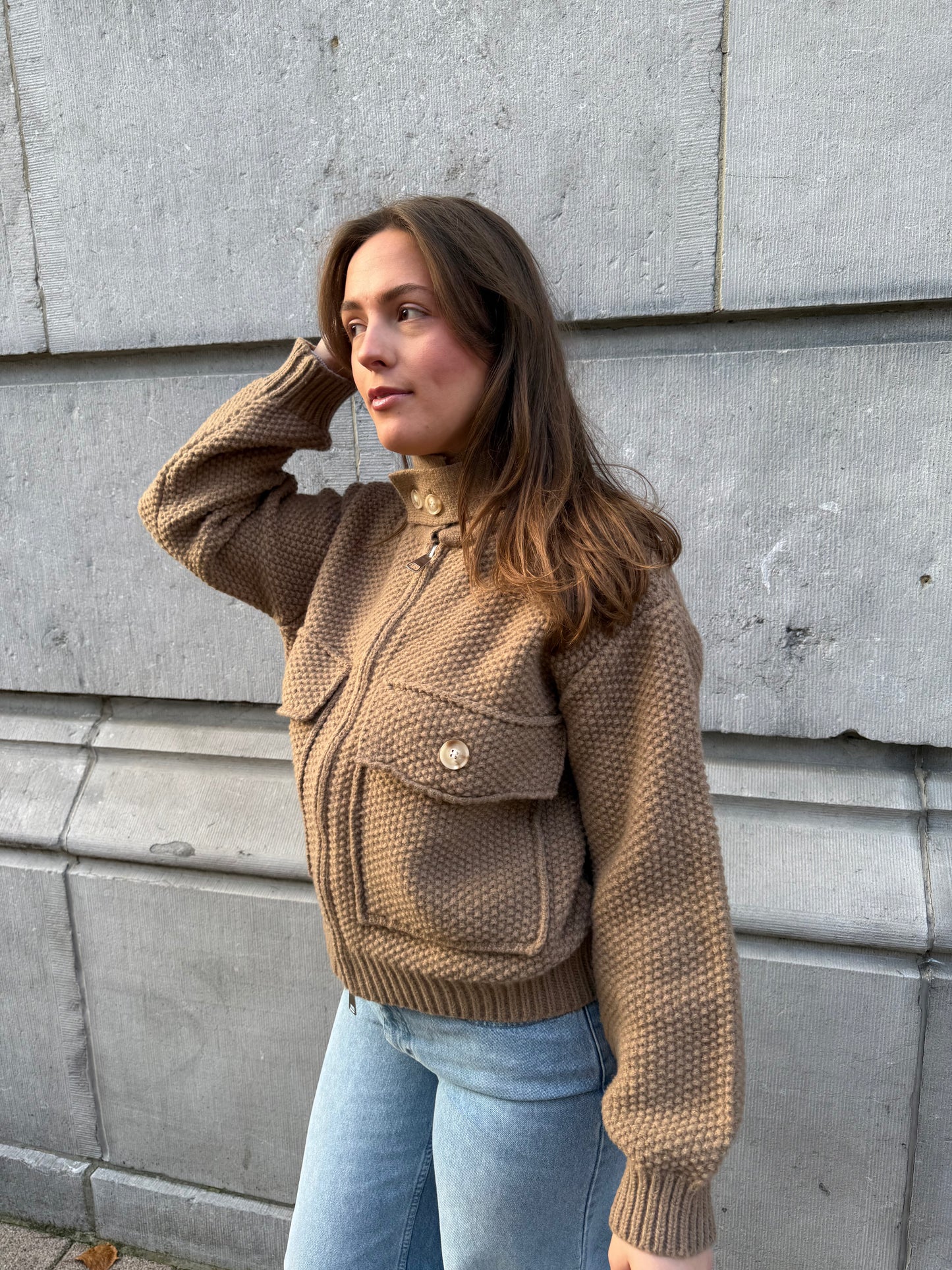 Gilet Siméo T.U Taupe