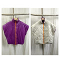 Rosy l doudoune mauve/beige - mode femme Kefi Concept Store